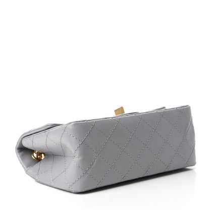 Chanel Aged Calfskin Quilted 2.55 Reissue Mini Flap Grey 4 of 11