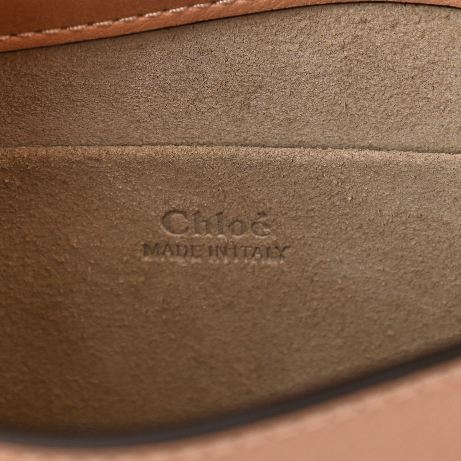 Chloe Calfskin Suede Small Nile Bracelet Bag Biscotti Beige 5 of 7