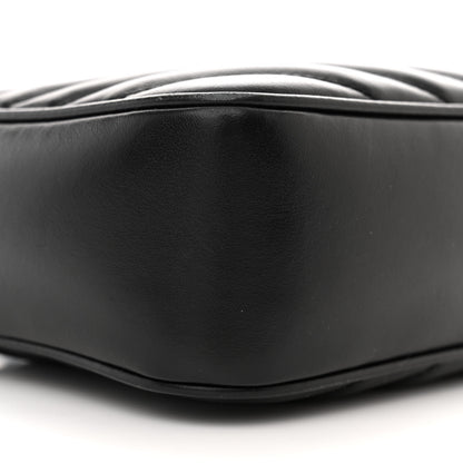 Saint Laurent Calfskin Matelasse Monogram Lou Camera Bag Black 9 of 14