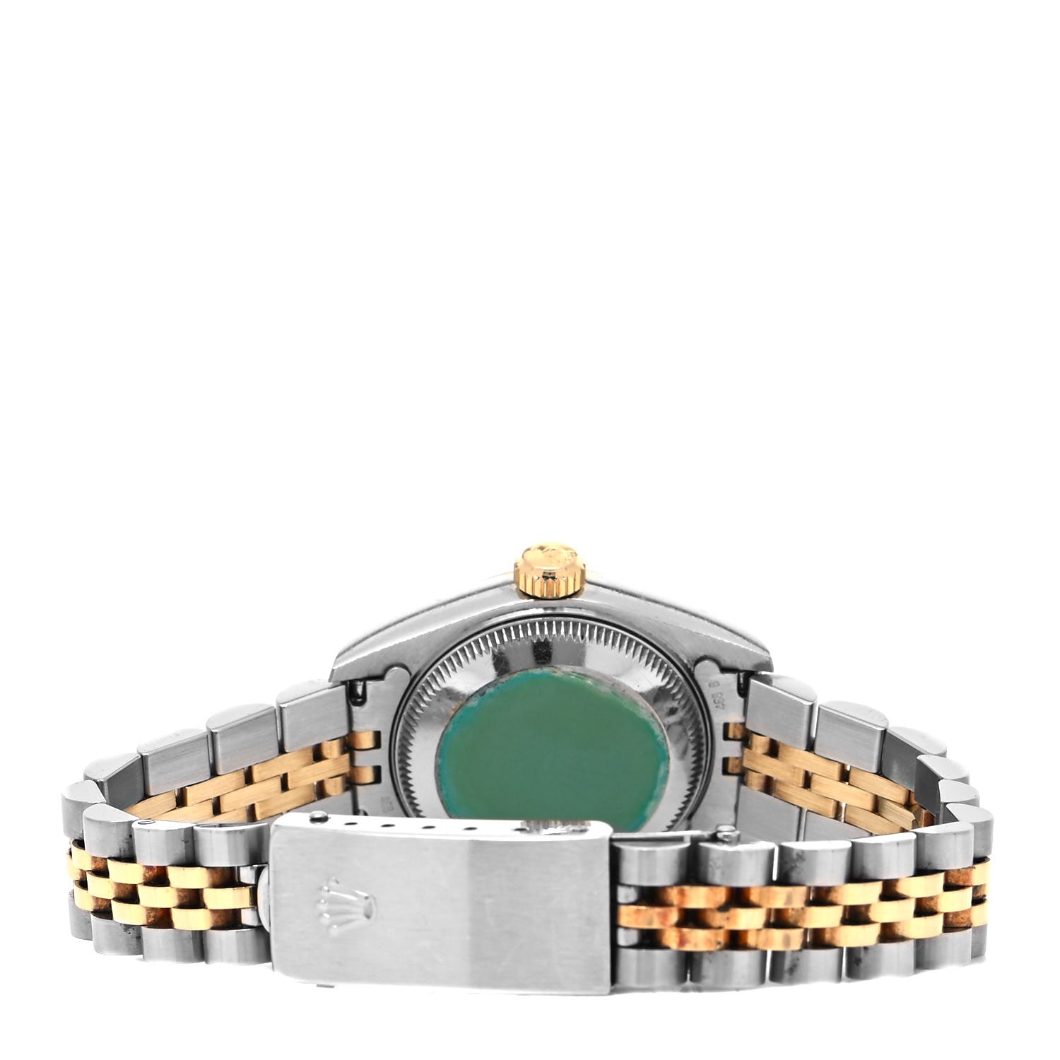 Rolex Stainless Steel 18K Yellow Gold Diamond 26mm Oyster Perpetual Datejust Watch Champagne 69173 3 of 5