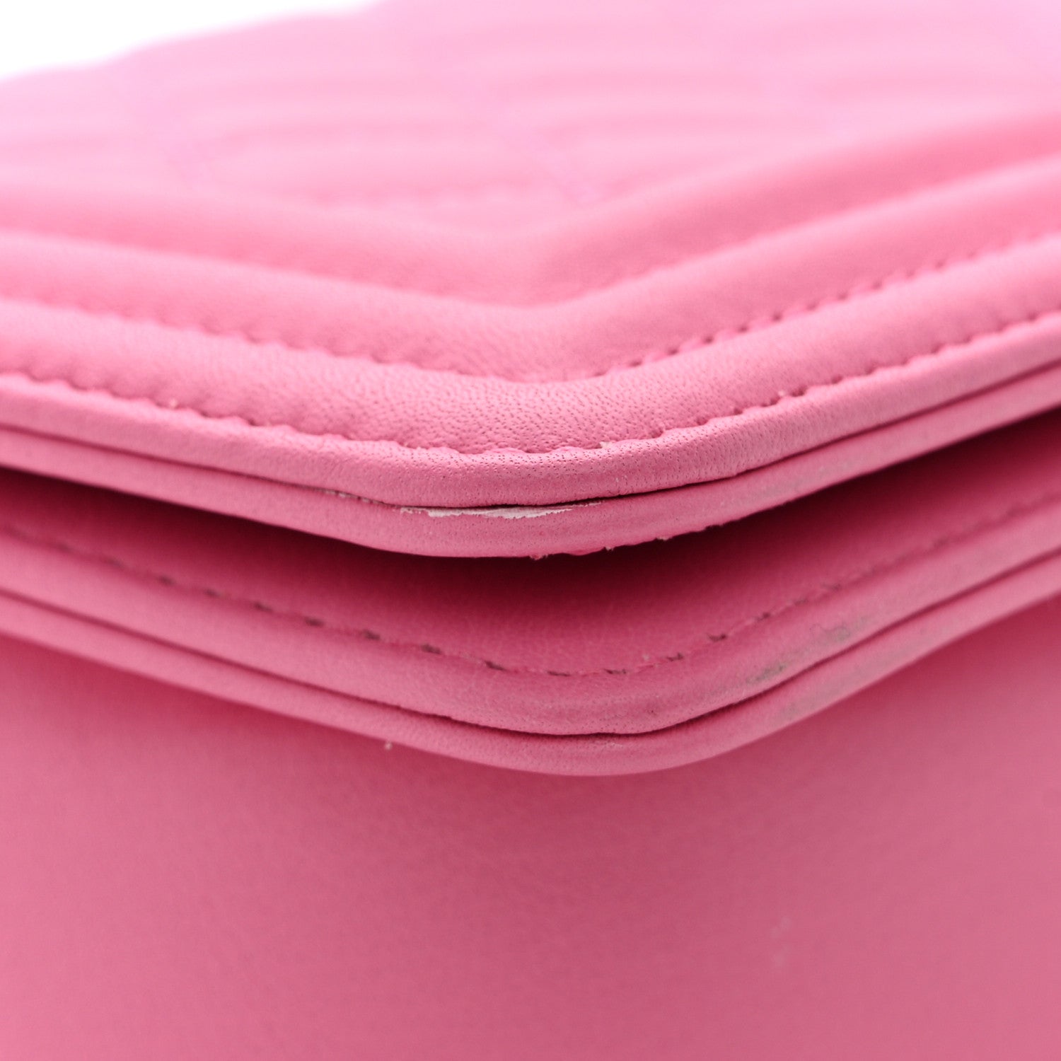 Chanel Lambskin Quilted Medium Boy Flap Pink 11 of 15