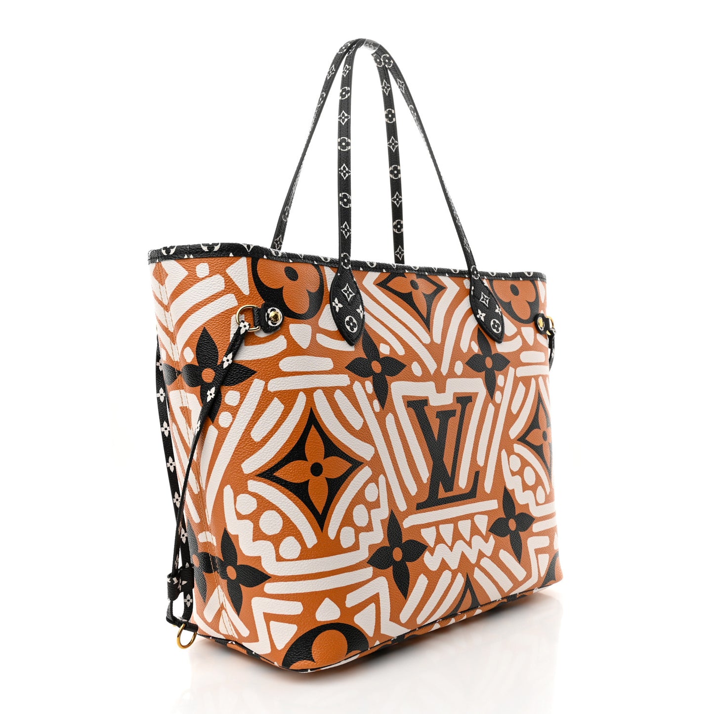 Monogram Giant Crafty Neverfull MM Creme Caramel