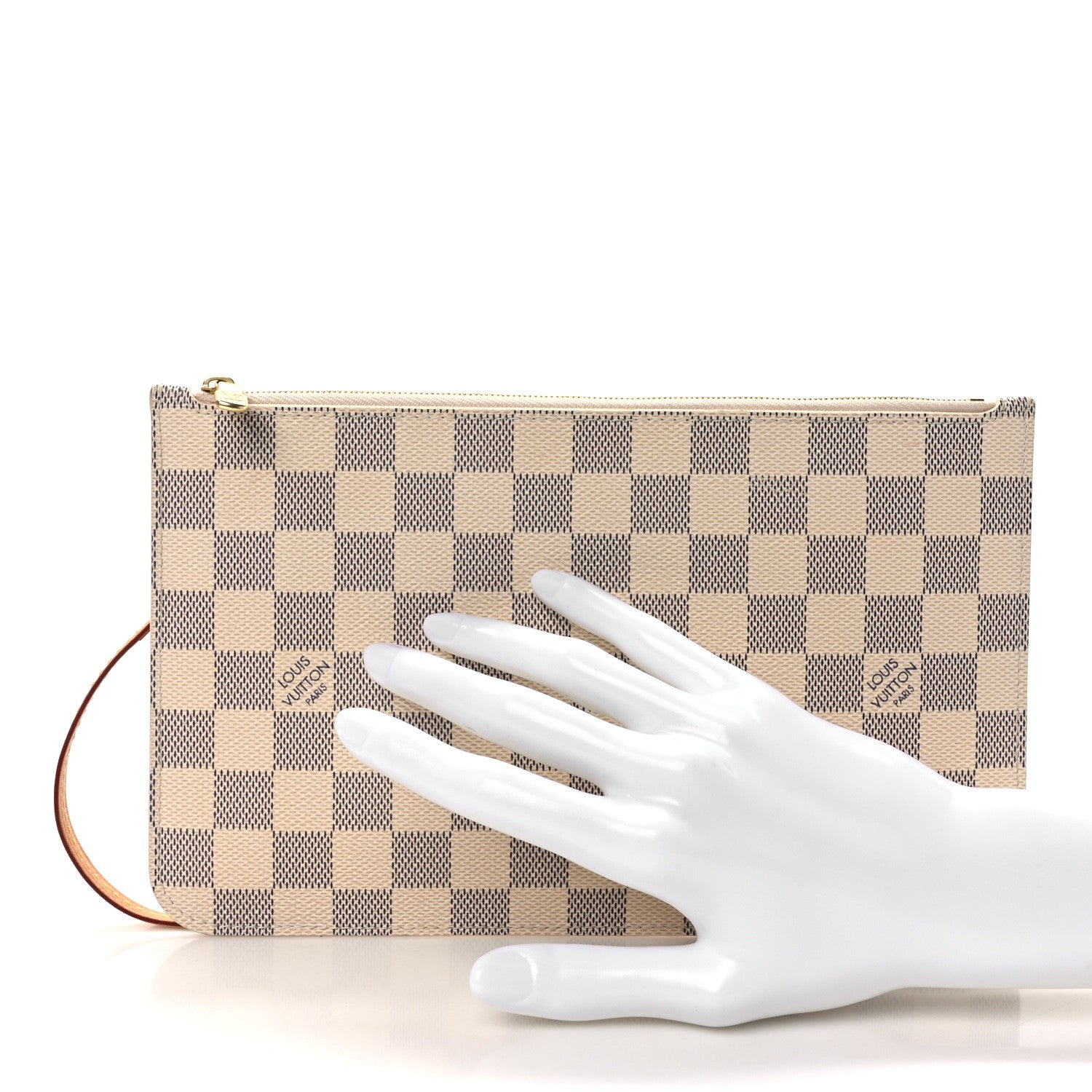 Louis Vuitton Damier Azur Neverfull MM GM Pochette 2 of 8