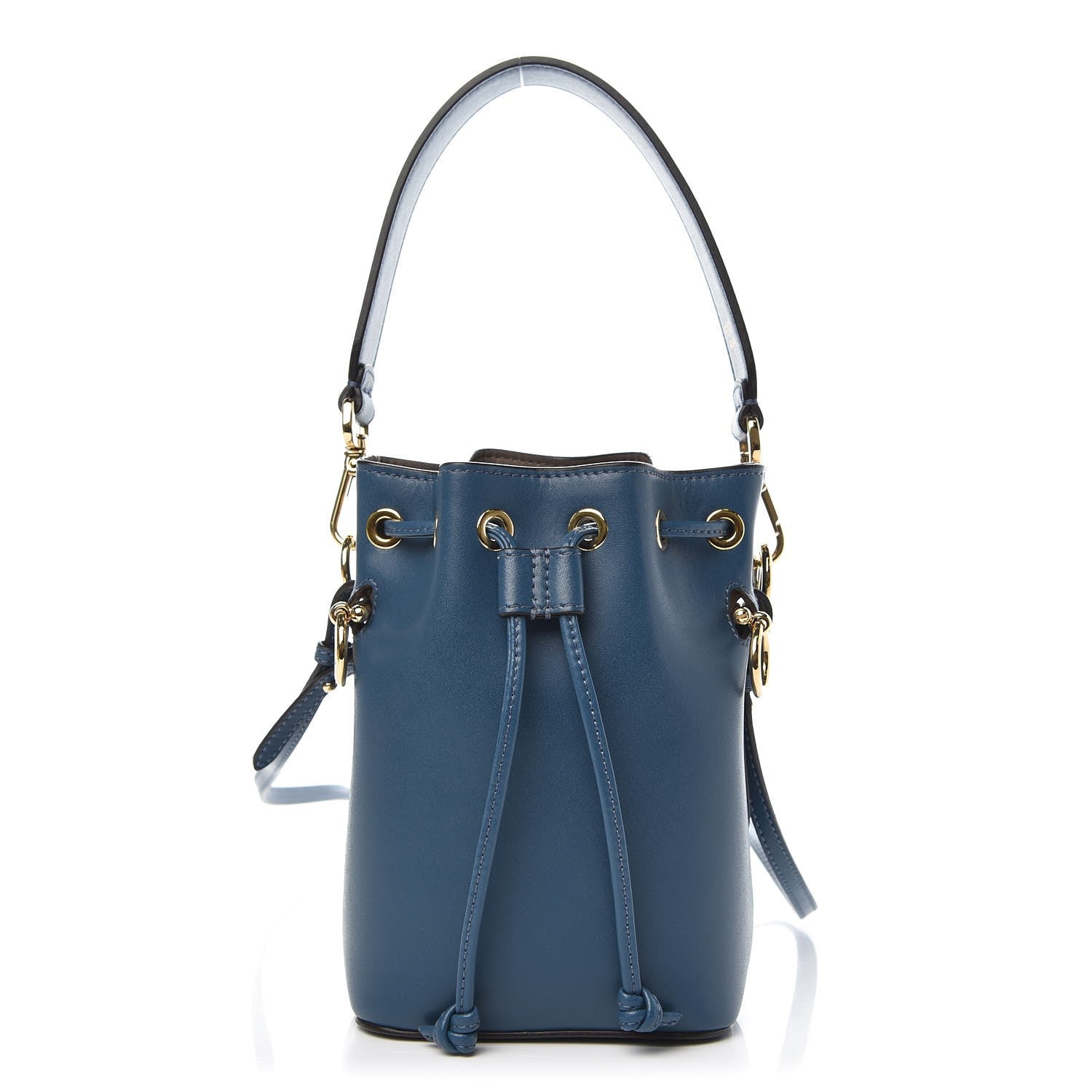 Fendi Vitello Liberty Lucido F is Fendi Mini Mon Tresor Bucket Bag Blue 1 of 10