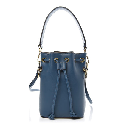 Fendi Vitello Liberty Lucido F is Fendi Mini Mon Tresor Bucket Bag Blue 1 of 10