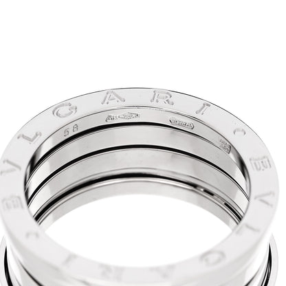 Bulgari 18K White Gold B.Zero1 Three-Band Ring 58 8.25 4 of 5