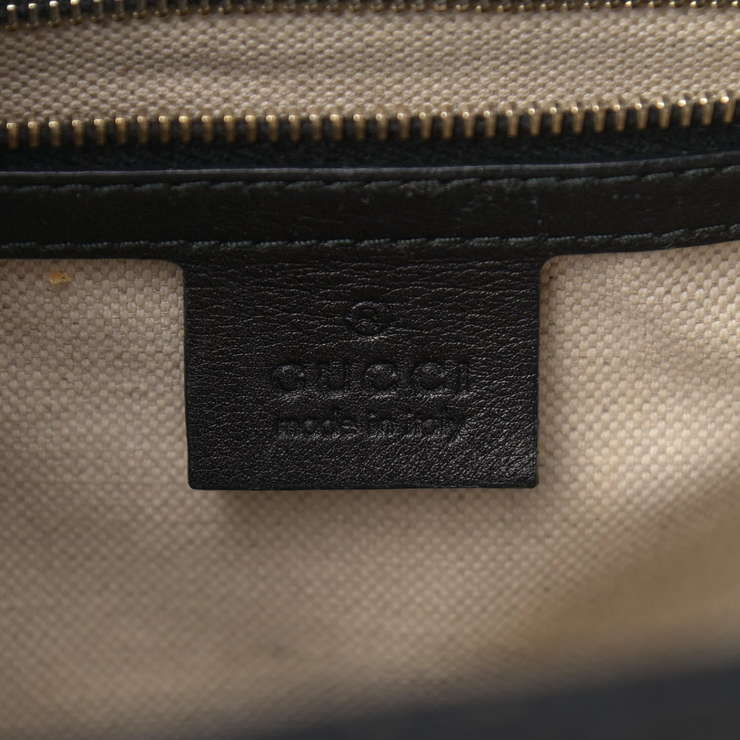 Gucci Guccissima Large Emily Chain Shoulder Bag Black 6 of 15