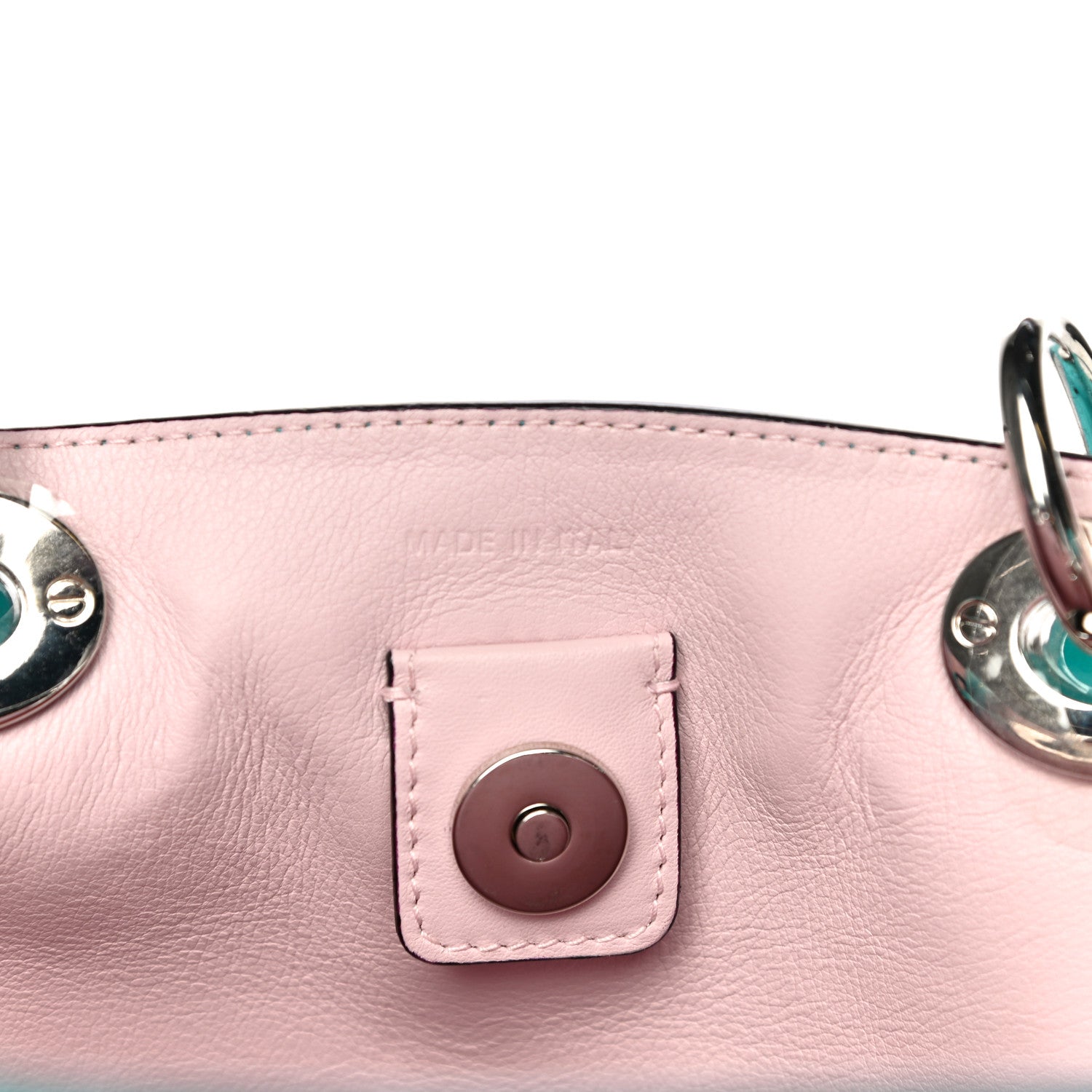 Christian Dior Bullcalf Medium Diorissimo Tote Turquoise 8 of 15
