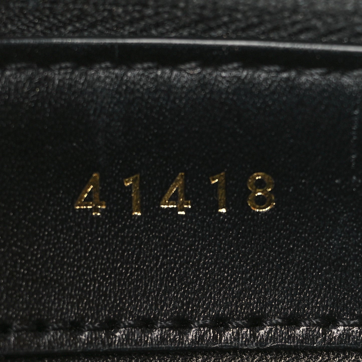 Satinated Calfskin Small 16 Top Handle Bag Black