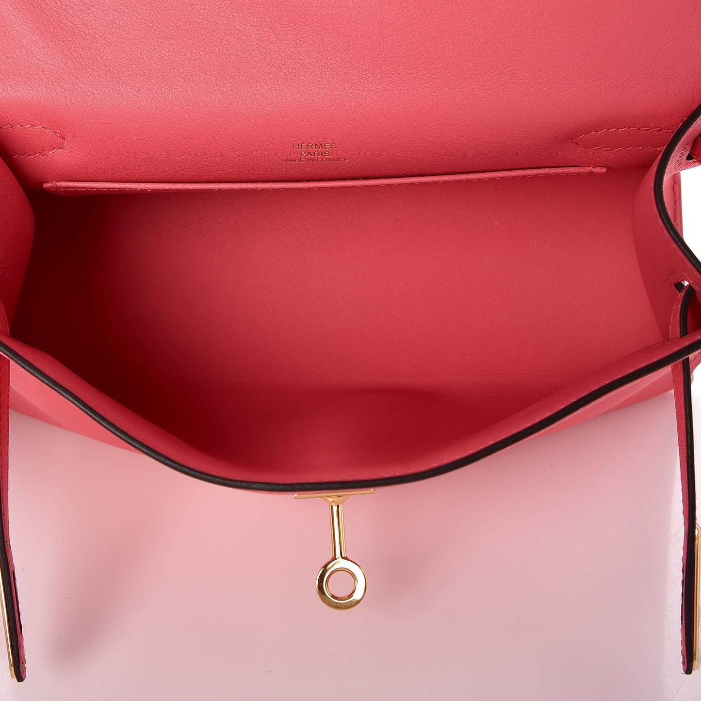 Swift Kelly Pochette Clutch Rose Azalee