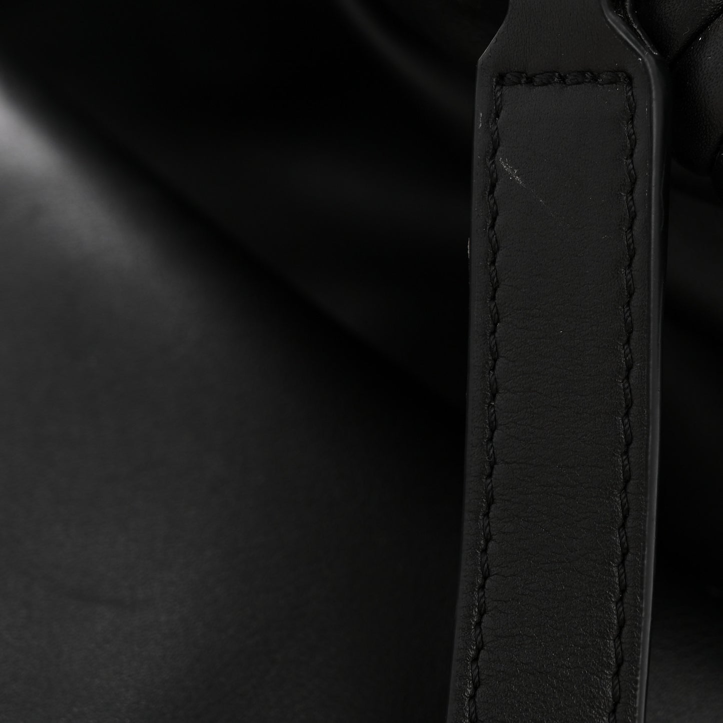 Calfskin Small Flamenco Knot Bag Black