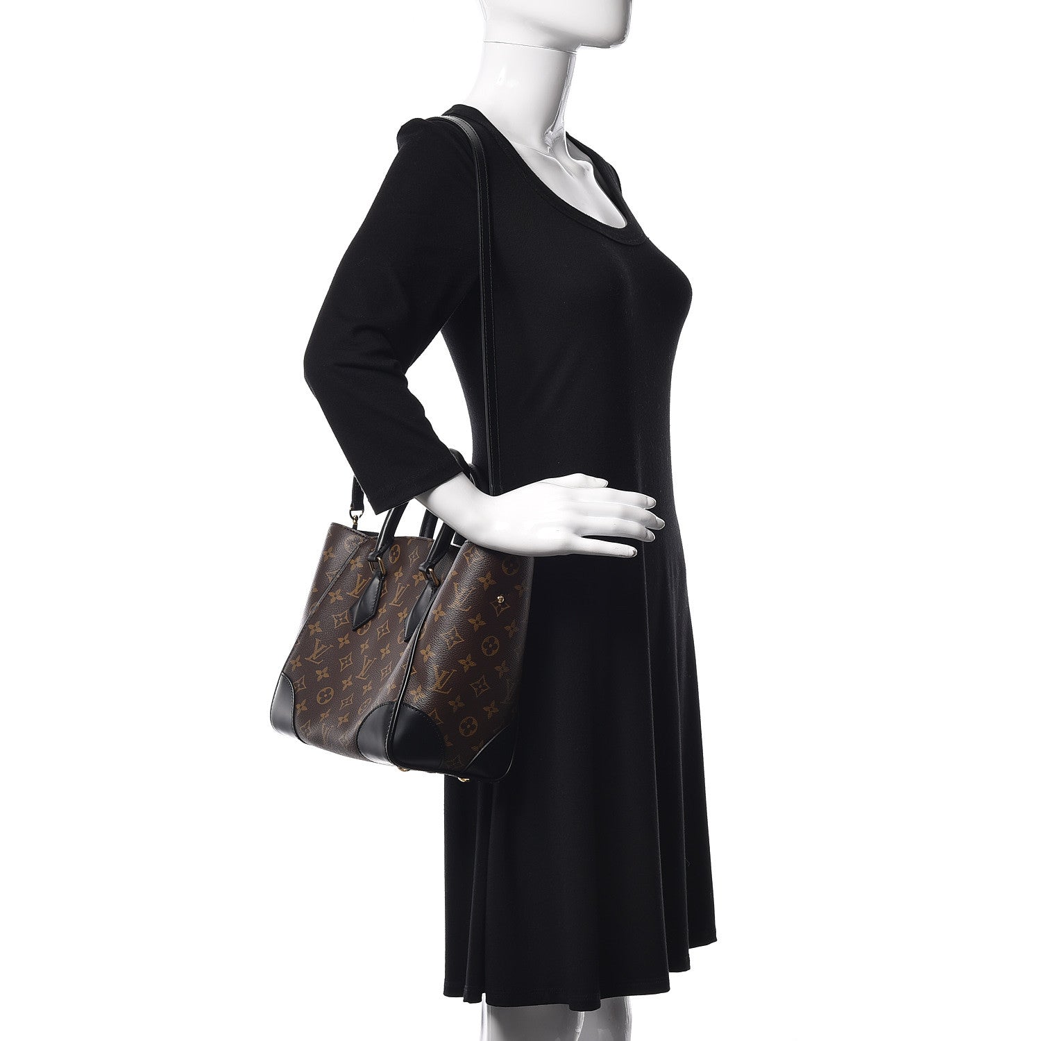 Louis Vuitton Monogram Phenix PM Black 2 of 9