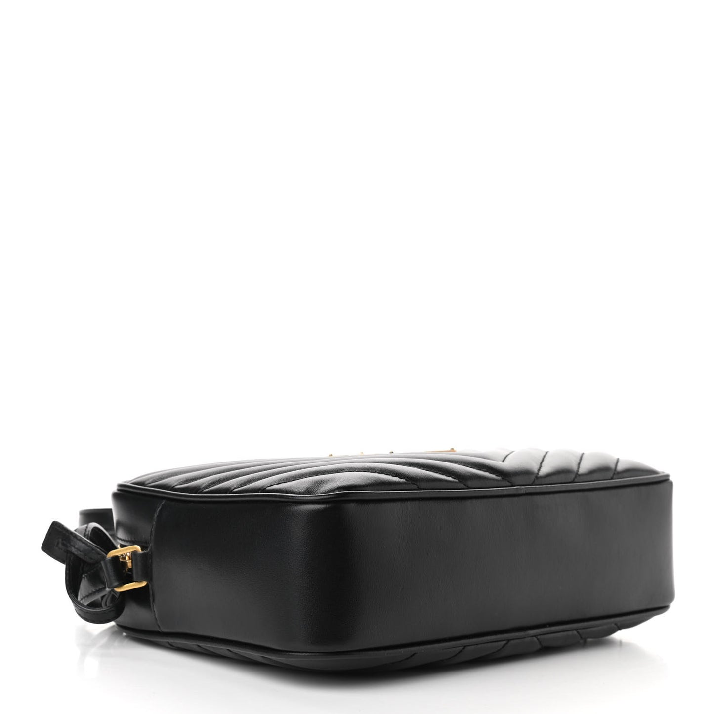 Calfskin Matelasse Monogram Lou Camera Bag Black