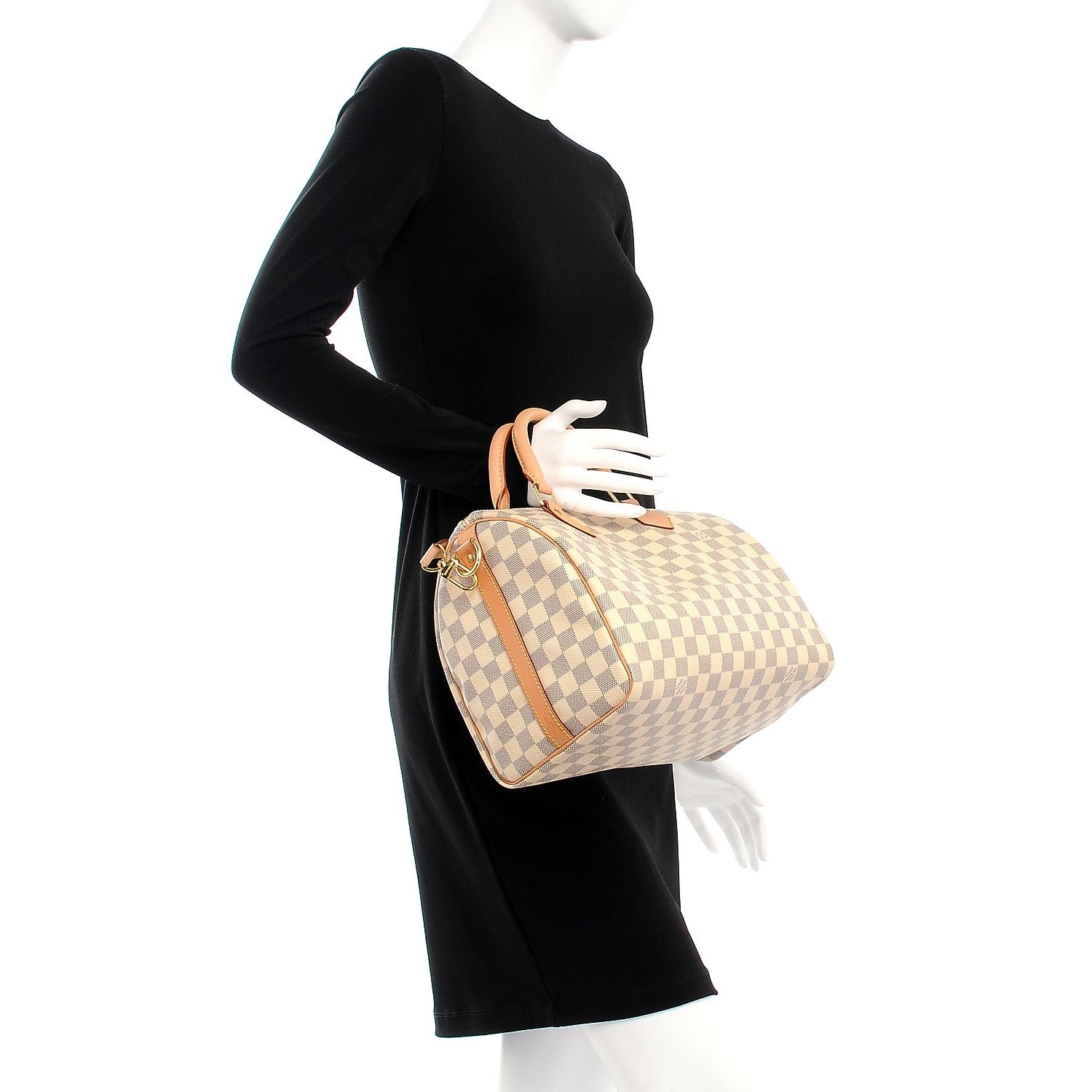 Louis Vuitton Damier Azur Speedy Bandouliere 30 3 of 8