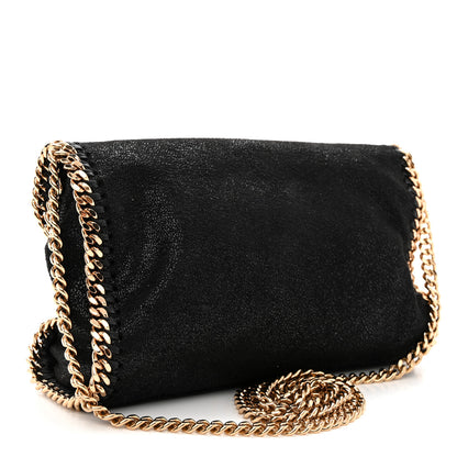 Stella McCartney Shaggy Deer Mini Falabella Shoulder Bag Black 2 of 10