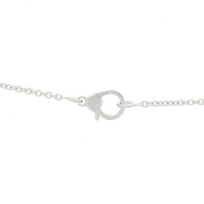 Hermes 18K White Gold Diamond Finesse Pendant Necklace 5 of 5