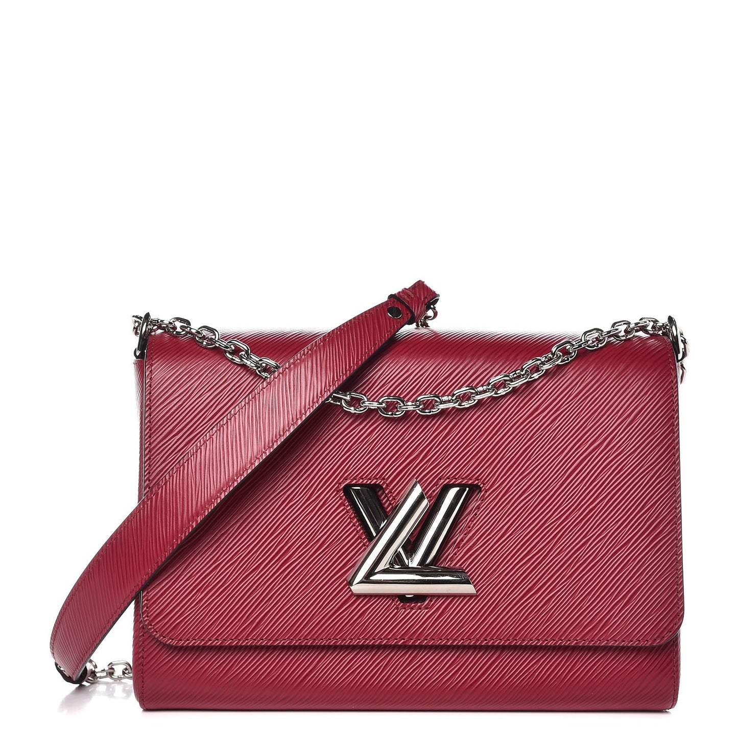 Epi Twist Shoulder Bag MM Fuchsia