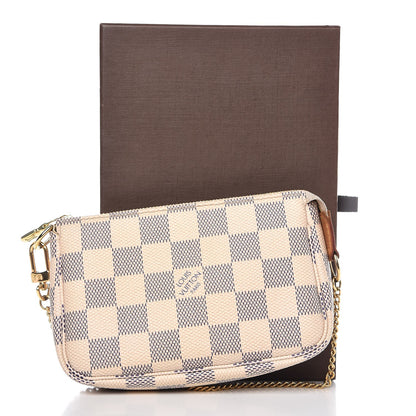 Louis Vuitton Damier Azur Mini Pochette Accessories 9 of 9