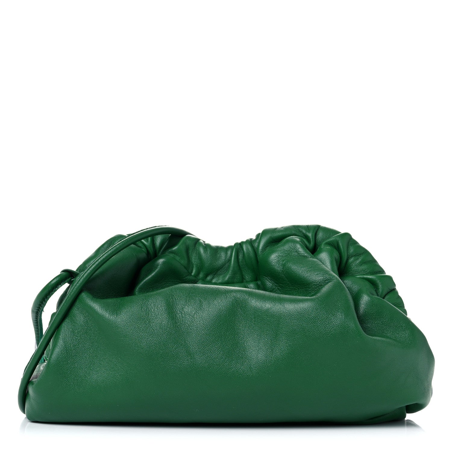 Mansur Gavriel Lambskin Mini Cloud Clutch Green 1 of 9