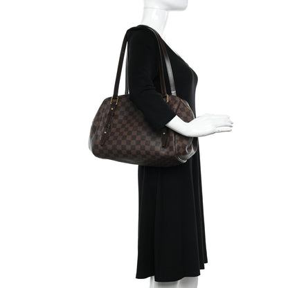 Louis Vuitton Damier Ebene Rivington GM 2 of 11
