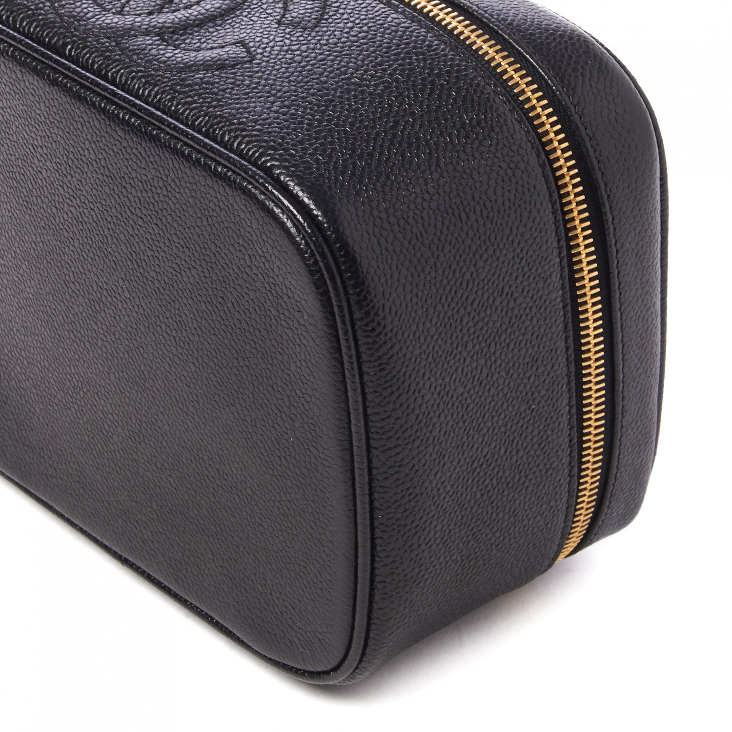 Chanel Caviar Vanity Cosmetic Case Black 4 of 10