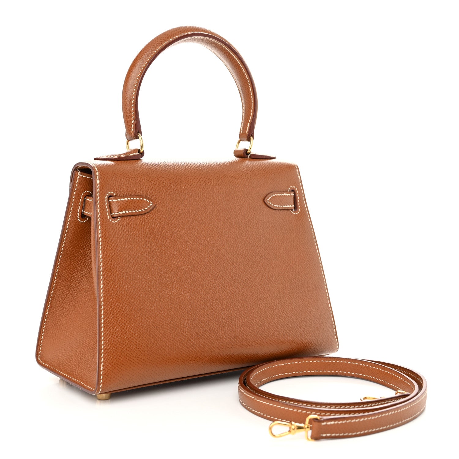 Hermes Courchevel Mini Kelly Sellier 20 Gold 3 of 12