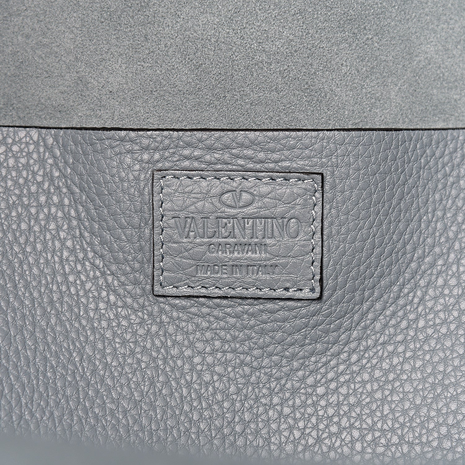 Valentino Garavani Grained Calfskin Rockstud Backpack Blue 6 of 9