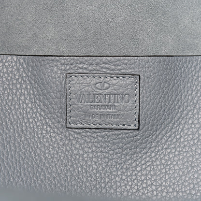 Valentino Garavani Grained Calfskin Rockstud Backpack Blue 6 of 9