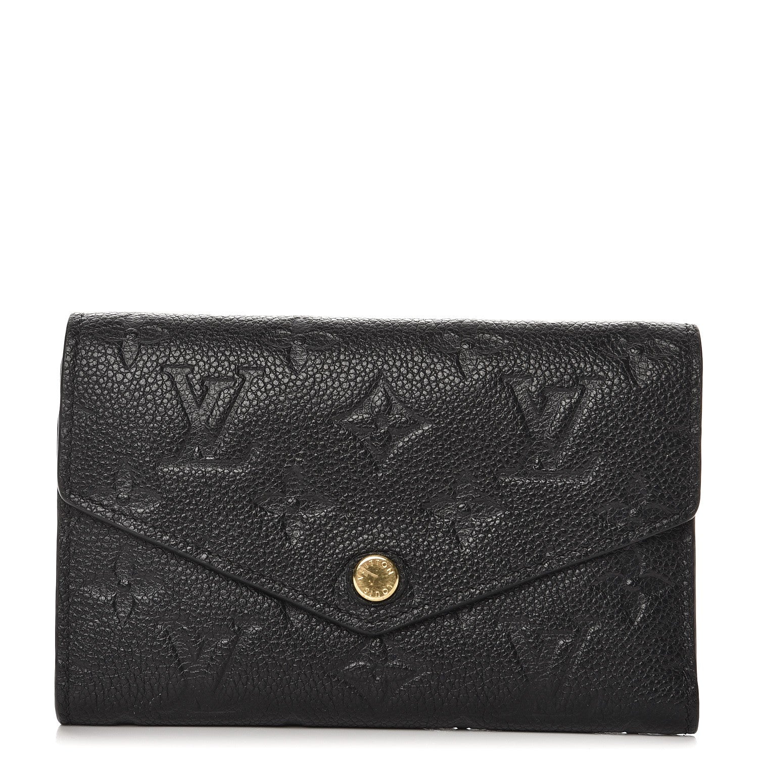 Louis Vuitton Empreinte Compact Curieuse Wallet Black 1 of 6
