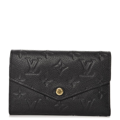 Louis Vuitton Empreinte Compact Curieuse Wallet Black 1 of 6