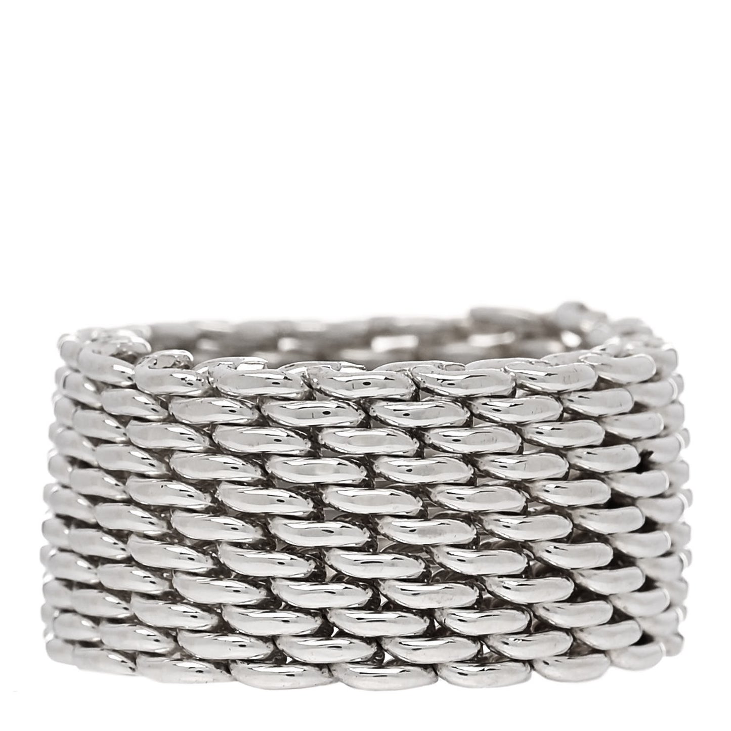 Sterling Silver Somerset Mesh Ring 48 4.5