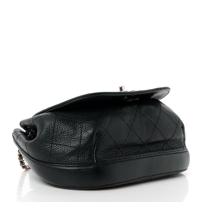 Chanel Calfskin Quilted Jungle Stroll Shoulder Bag Black 4 of 13