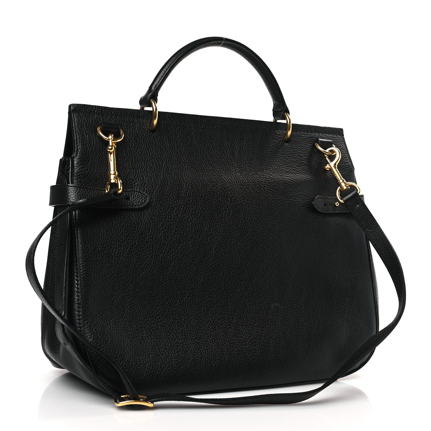 Mulberry Natural Grain Leather Amberley Satchel Chocolate 3 of 7
