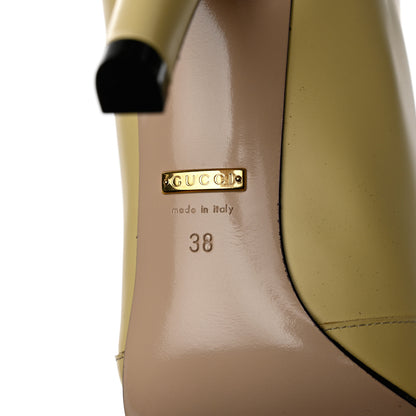 Gucci Plume Calfskin Damir Lattice Cutout Knee High Boot 38 Butter 8 of 11