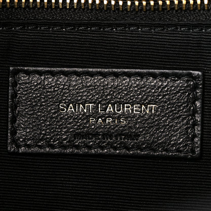 Saint Laurent Nylon Quilted Small Loulou Puffer Monogram Chain Satchel Black 6 of 10