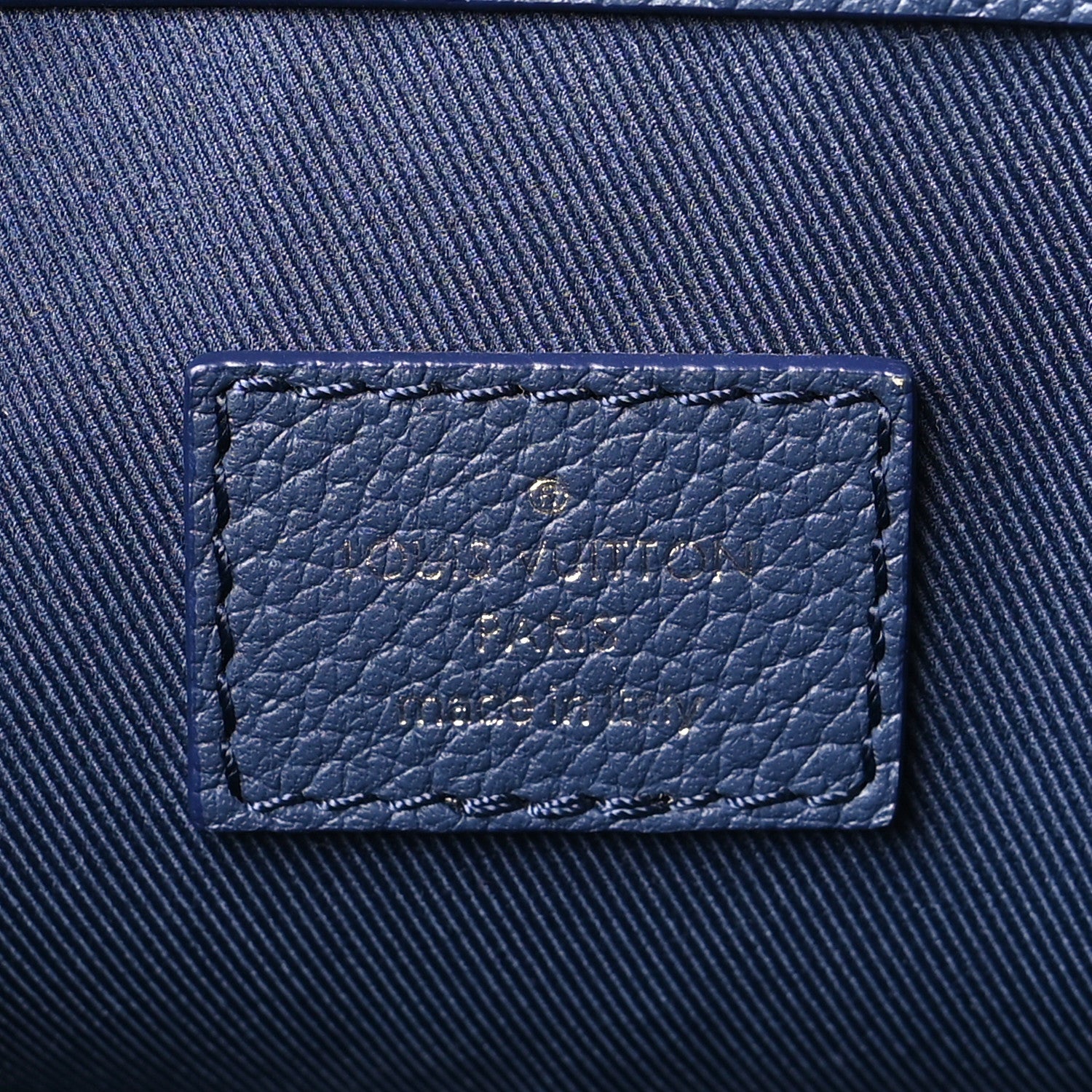 Louis Vuitton Monogram Ink Watercolor Sac Plat Zippé Blue 6 of 8