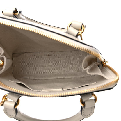 Gucci GG Supreme Monogram Azalea Calfskin Mini Horsebit 1955 Top Handle Bag Beige Ebony Mystic White 5 of 13