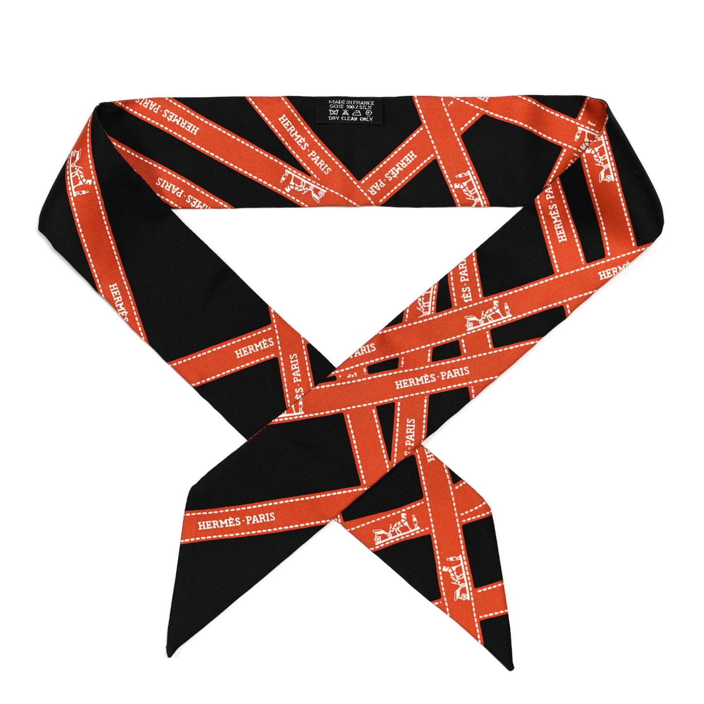 Silk Bolduc Twilly Black Orange