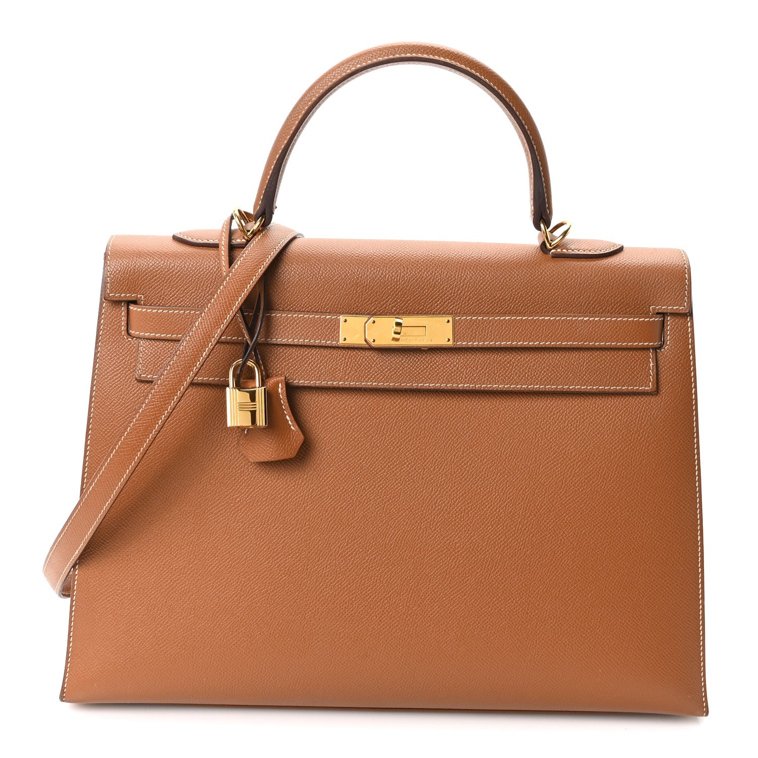 Hermes Epsom Kelly Sellier 35 Gold 1 of 10
