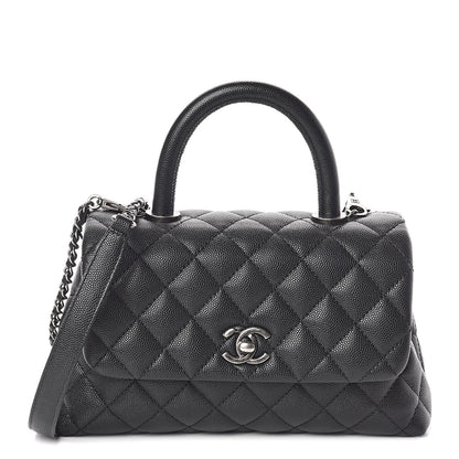Chanel Caviar Quilted Mini Coco Handle Flap Black 1 of 10
