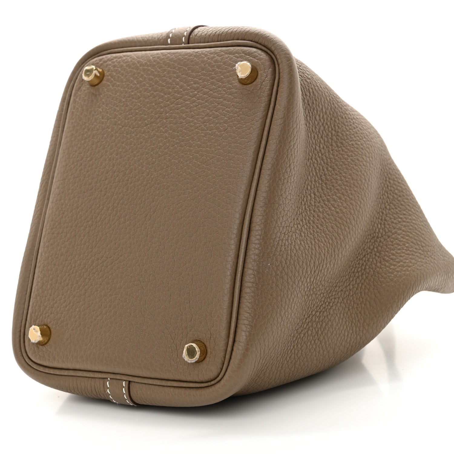 Hermes Taurillon Clemence Picotin Lock 18 PM Etoupe 10 of 11