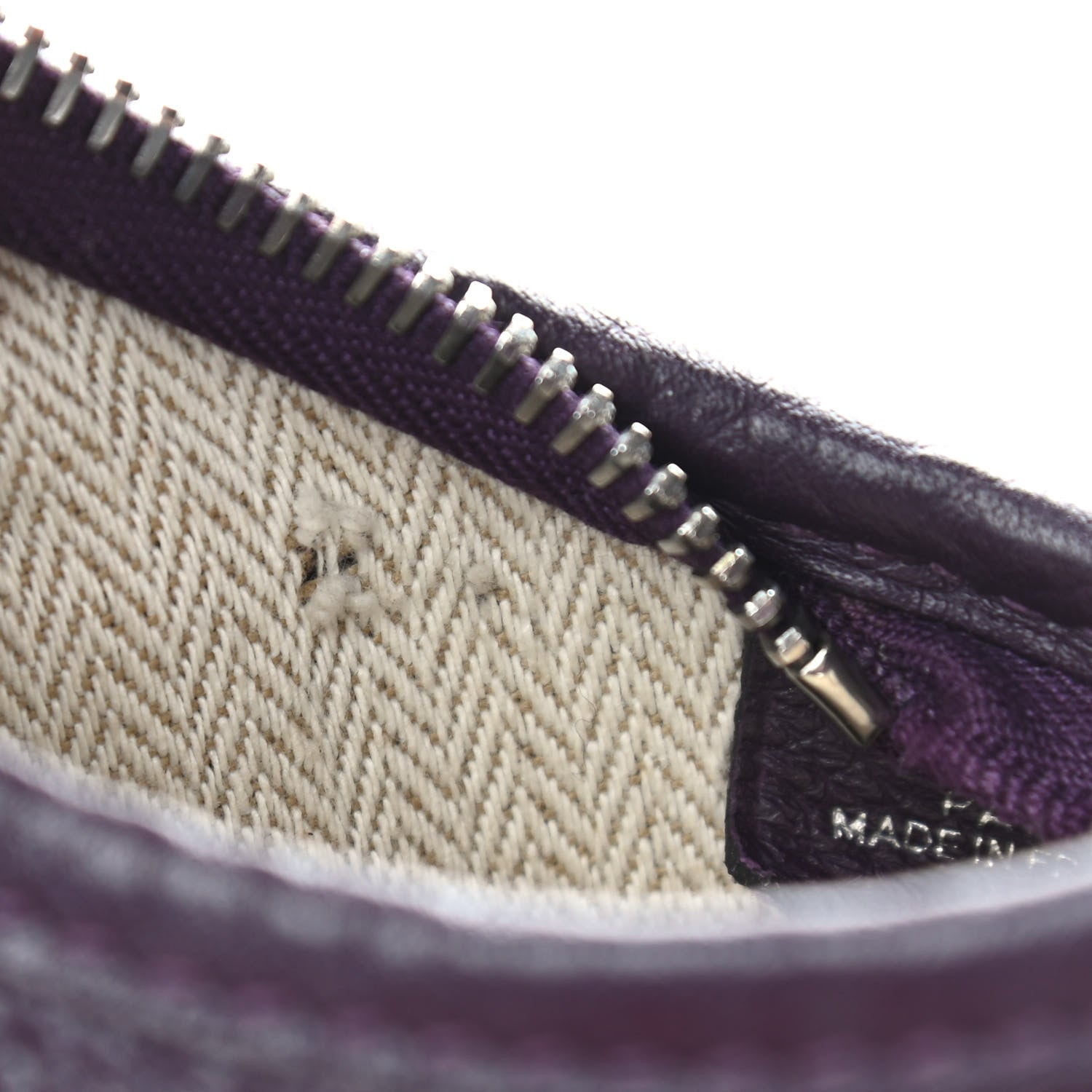 Hermes Taurillon Clemence Massai PM Raisin 7 of 10