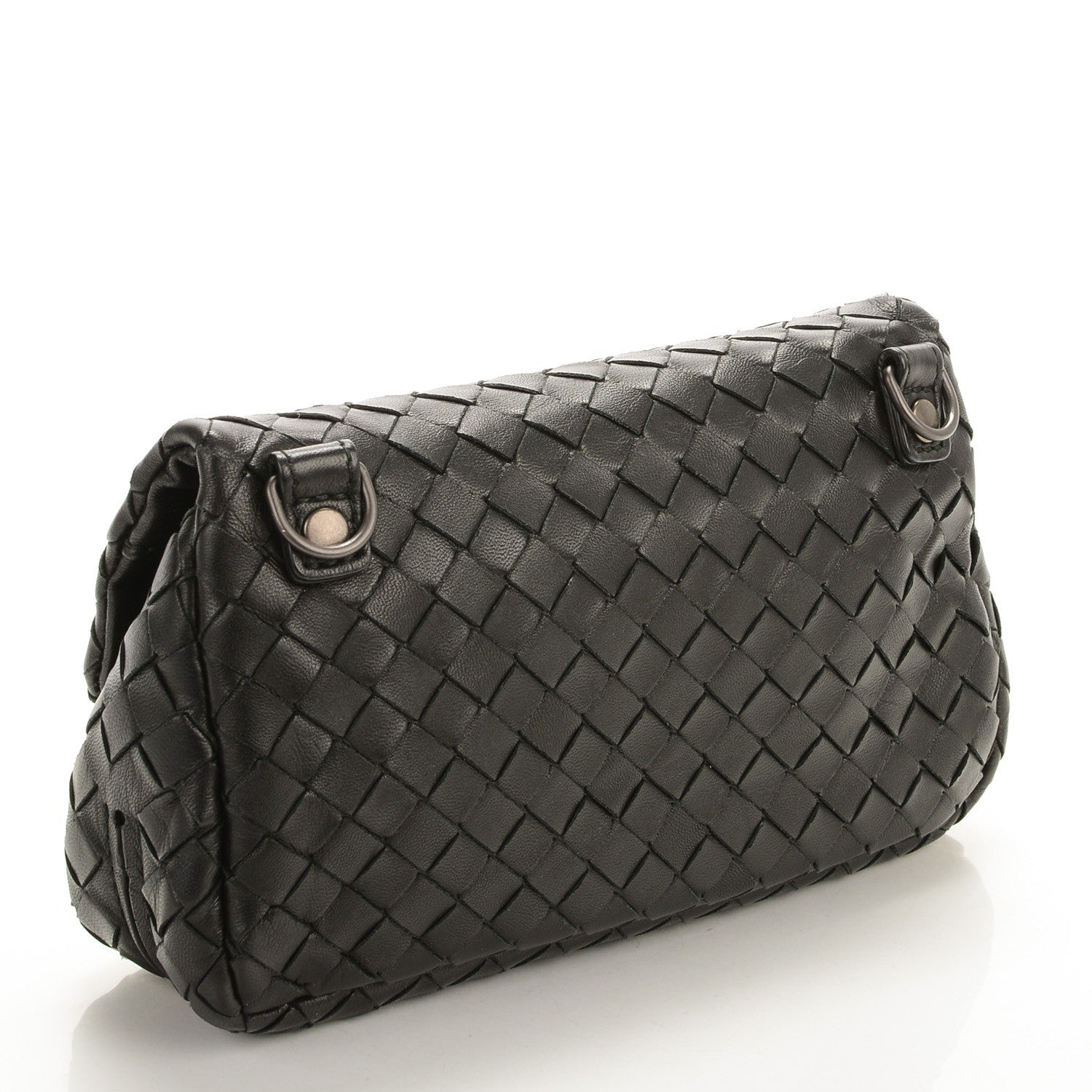 Bottega Veneta Nappa Intrecciato Small Chain Crossbody Black 3 of 8