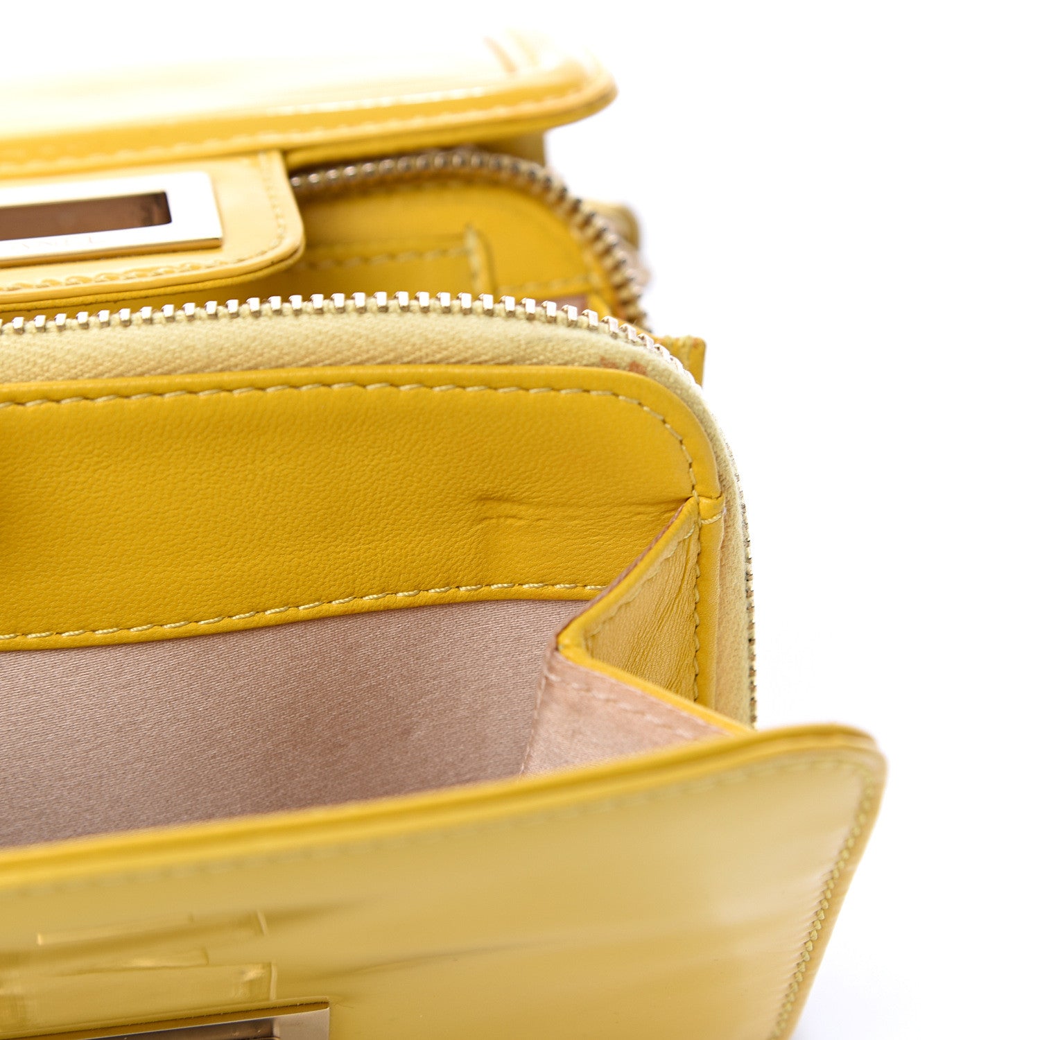 Chanel Patent Calfskin Mini Reissue Flap Yellow 12 of 17