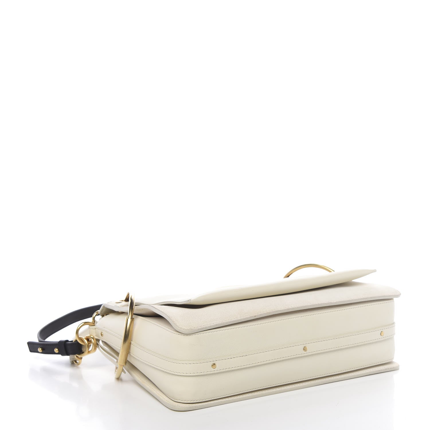 Chloe Calfskin Medium Roy Bag Natural White 5 of 16