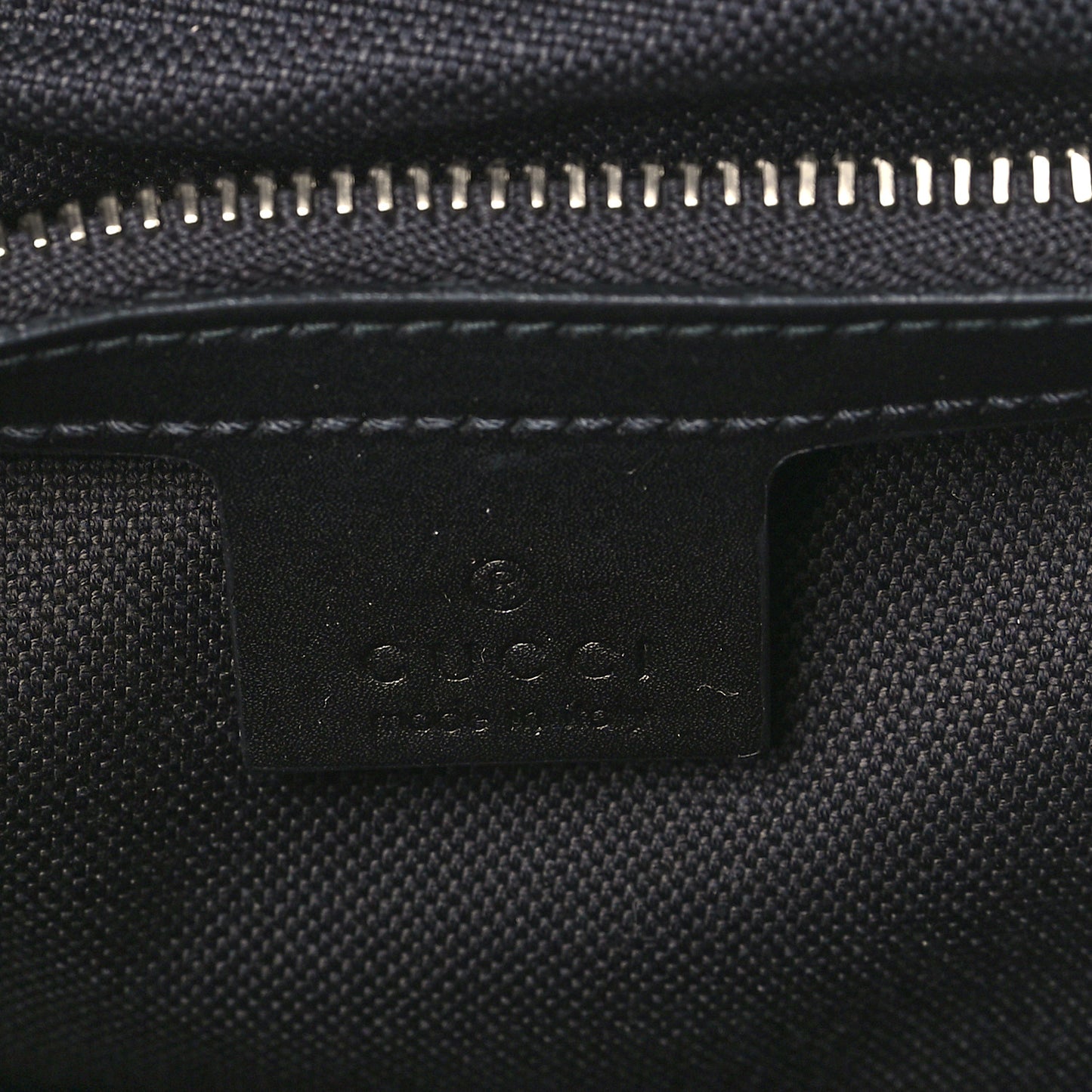 Soft GG Supreme Monogram Web Belt Bag Black Grey