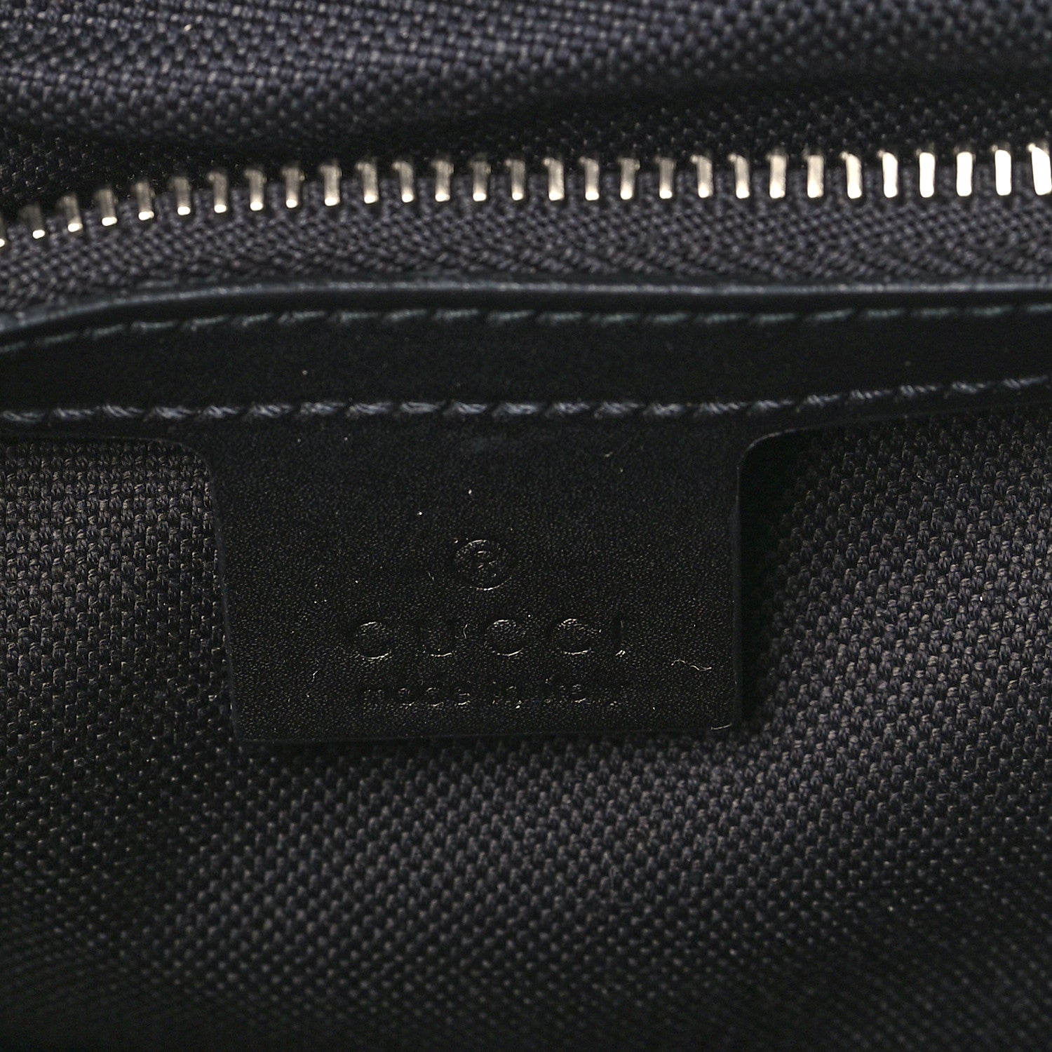 Gucci Soft GG Supreme Monogram Web Belt Bag Black Grey 6 of 9