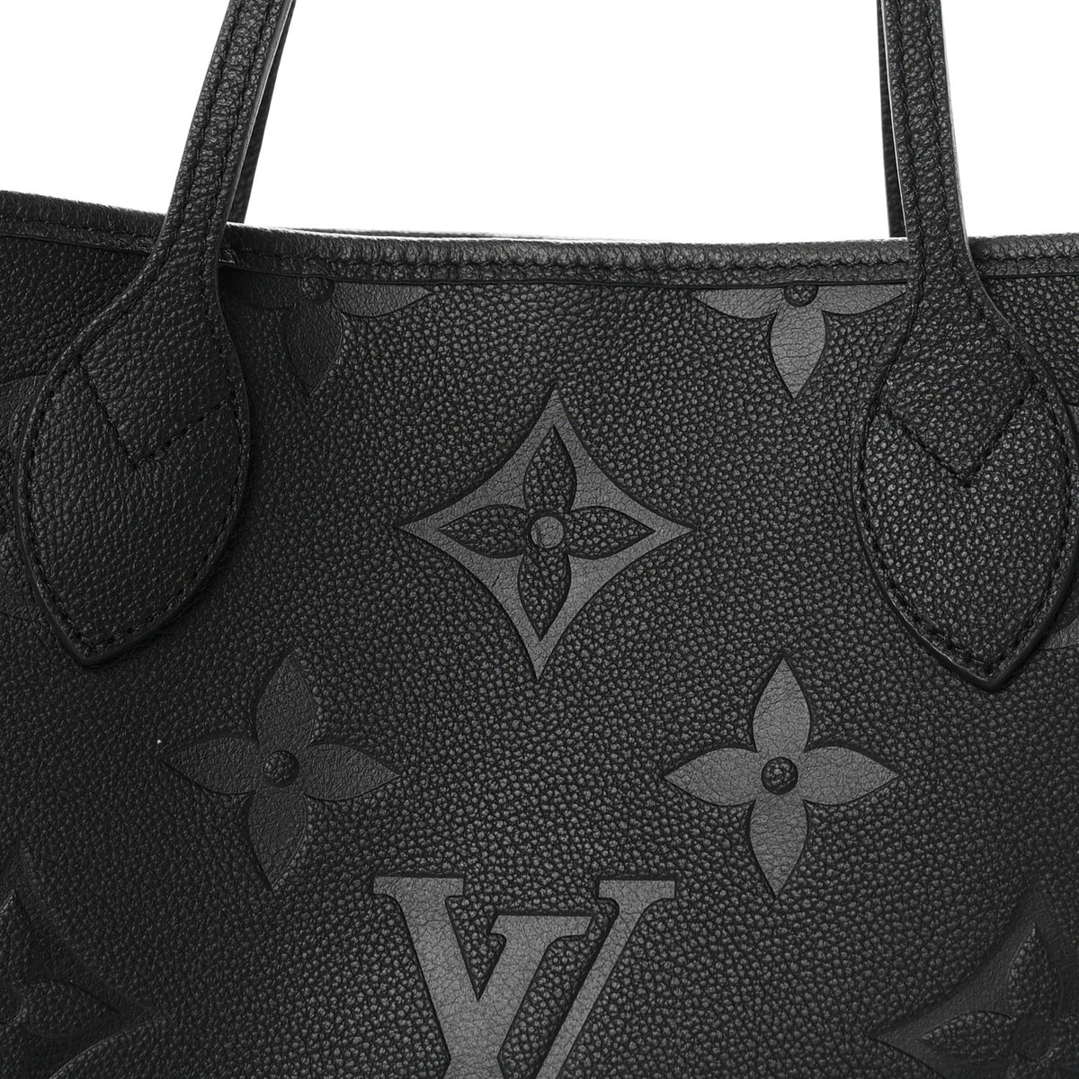 Louis Vuitton Empreinte Monogram Giant Neverfull MM Black 8 of 11