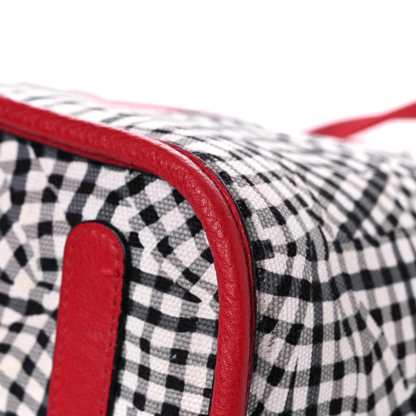 Visetos Medium Liz Reversible Shopper Tote Ruby Red