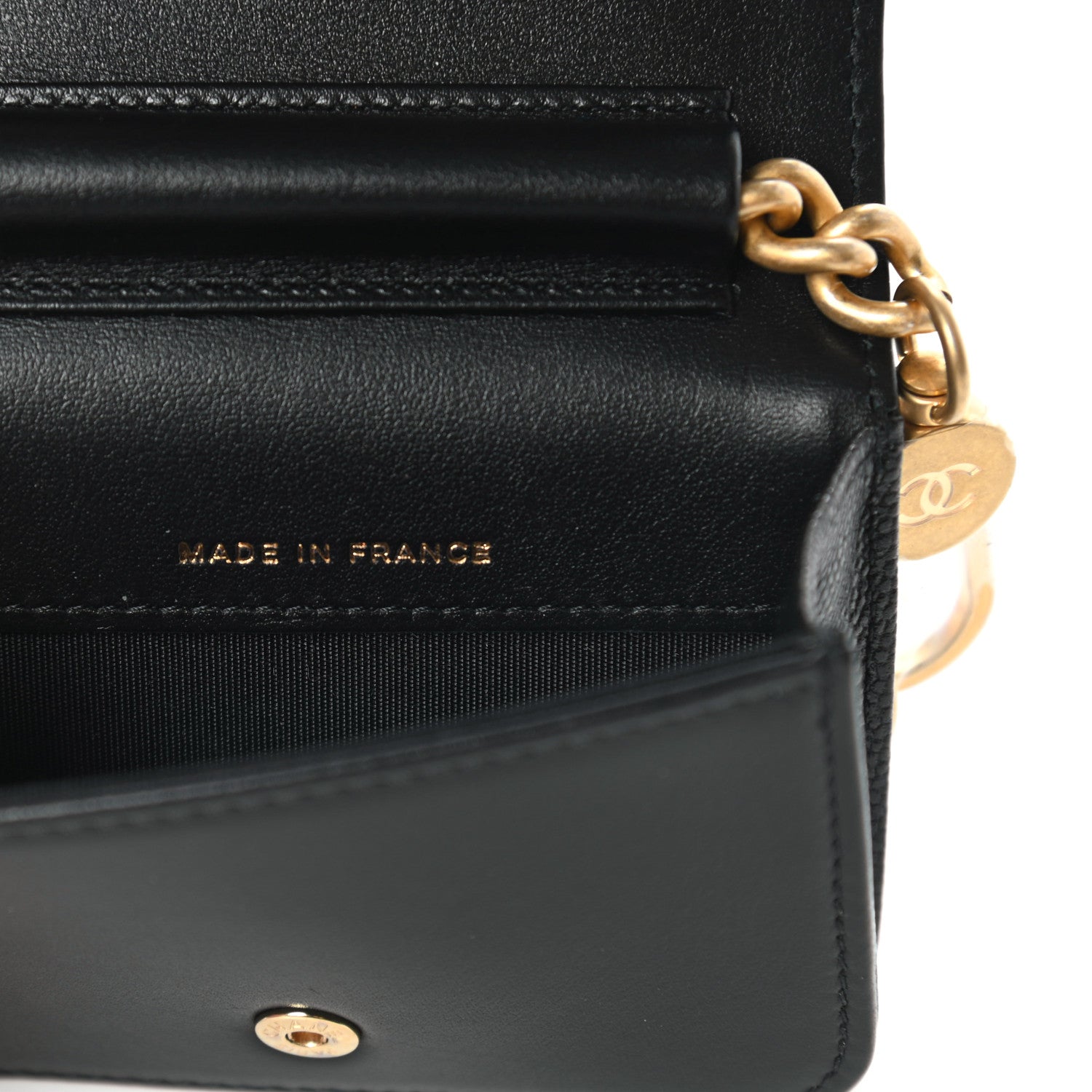Chanel Caviar Chevron Quilted Boy Flap Waist Belt Bag Black 6 of 9